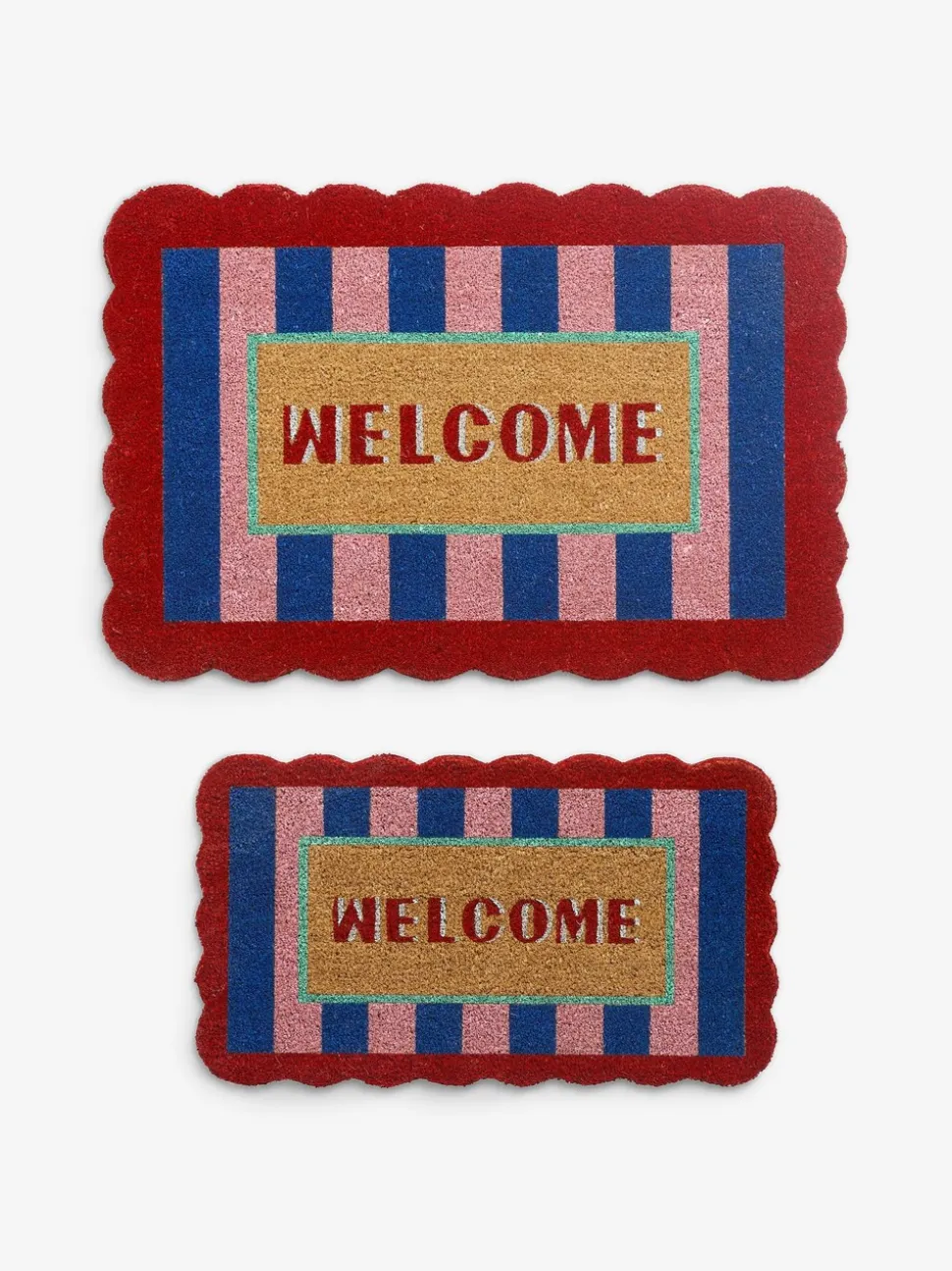 Welcome Scallop Doormat