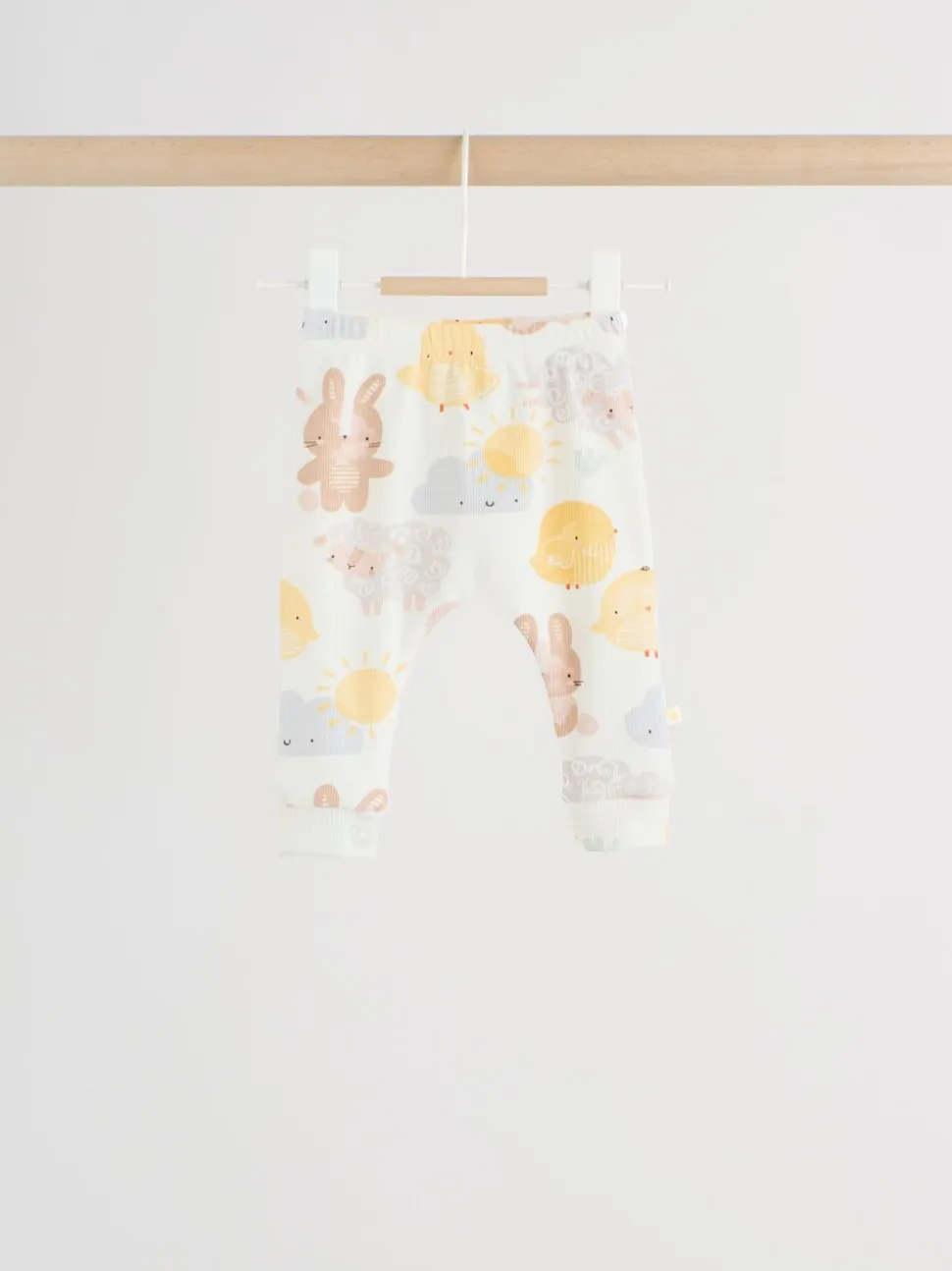 White Bunny Character Print - Easter Sweat and Leggings Baby Set (0mths-2yrs)