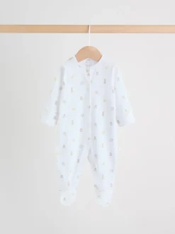 White Collar - Verpakking van 3 babypyjama's (0-2jr)