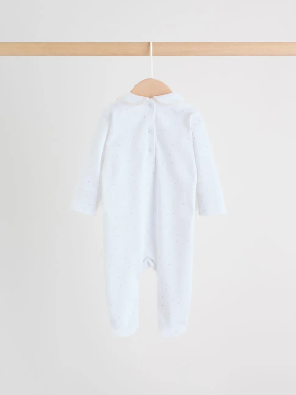 White Collar - Verpakking van 3 babypyjama's (0-2jr)