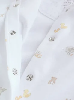 White Collar - Verpakking van 3 babypyjama's (0-2jr)