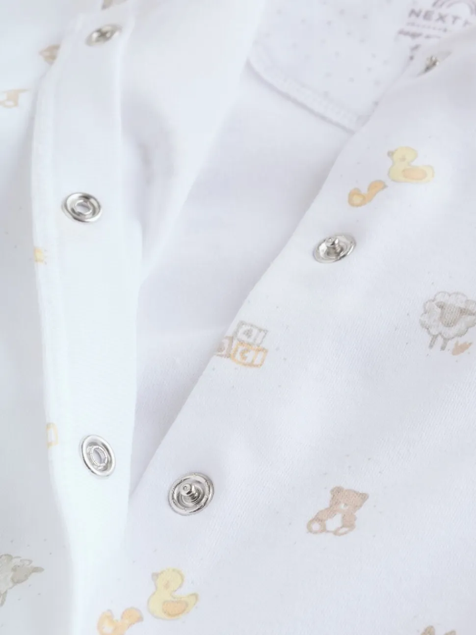 White Collar - Verpakking van 3 babypyjama's (0-2jr)