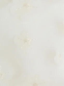 White 3D Flowers - Feestelijke babyjurk (0 mnd-2 jr)