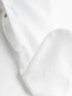 Wit - 100% katoenen babypyjama's (0-18mnd)