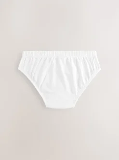Wit - 100% katoenen slip verpakking van 10 (1,5 - 16 jr)