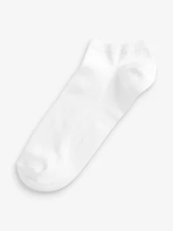 Wit - 10 paar sneakersokken