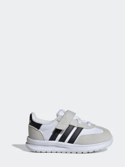 Wit - adidas Run 70s 2.0 sneakers Klittenbandsneakers voor zuigelingen