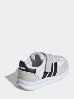 Wit - adidas Run 70s 2.0 sneakers Klittenbandsneakers voor zuigelingen