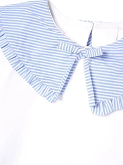 Wit - Angel & Rocket Betty blouse met Strepen en Lange mouwen