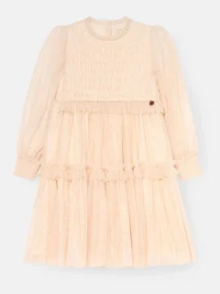 Wit - Angel & Rocket Willow Ivory Balloon Sleeve Boho Dress