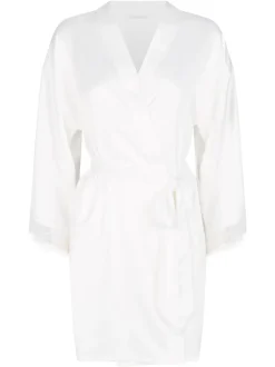 Wit - Ann Summers Cherryann satijnen kimono