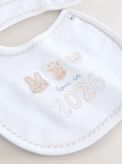 Wit - Baby pyjama en muts set (0-12mnd)