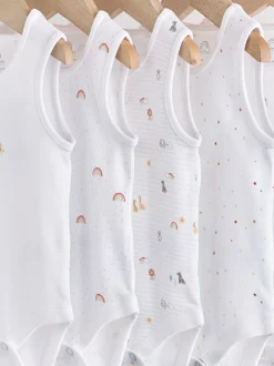 Wit - Babyrompertjes met hemdje