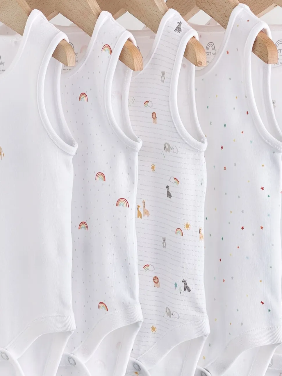 Wit - Babyrompertjes met hemdje