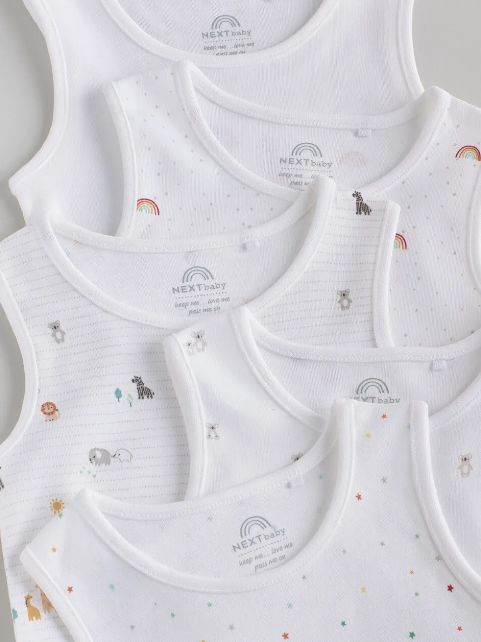 Wit - Babyrompertjes met hemdje