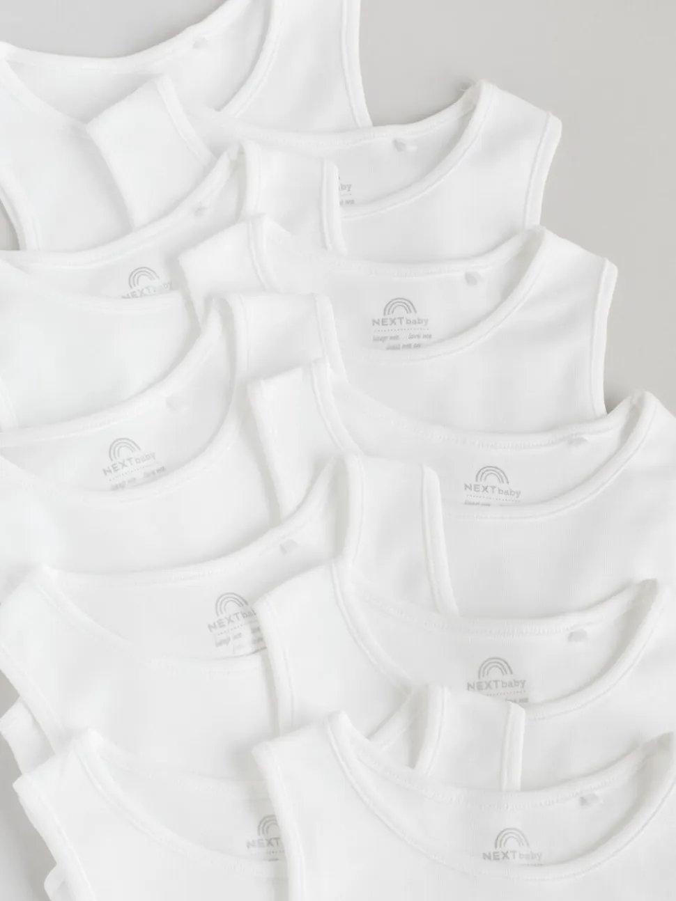 Wit - Babyrompertjes met hemdje