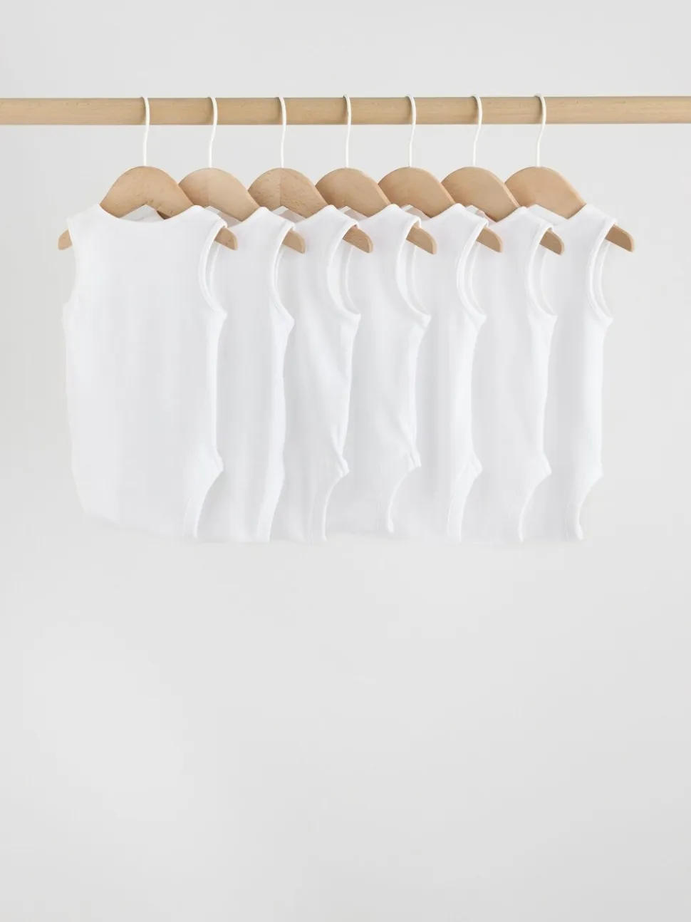 Wit - Babyrompertjes met hemdje