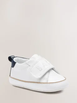 Wit - Baker by Ted Baker paddersneakers voor jongens