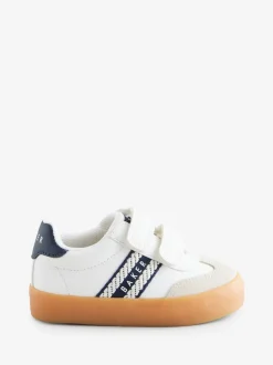 Wit - Baker by Ted Baker sneakers met logobies voor jongens