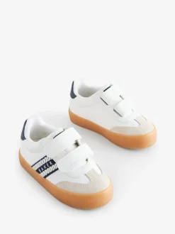 Wit - Baker by Ted Baker sneakers met logobies voor jongens