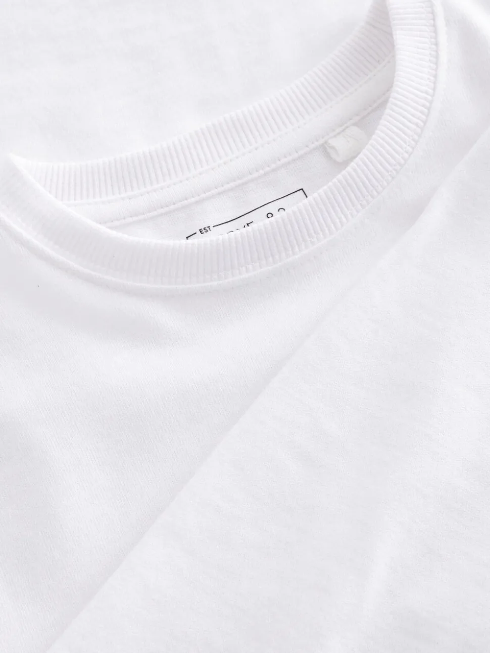 Wit - Behaaglijk T-shirt met lange mouwen (3-16 jr)