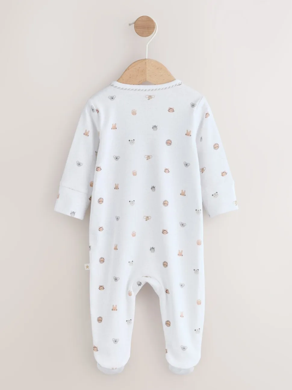 Wit - Born in 2026 baby pyjama en muts set (0 - 9 mnd)