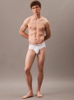Wit - Calvin Klein 3 Pack Briefs - Icon Cotton Stretch