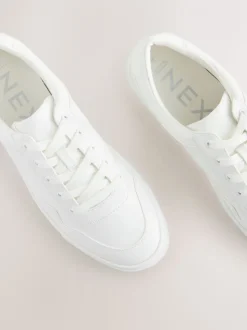 Wit - Cleat Chunky sneakers met vetersluiting