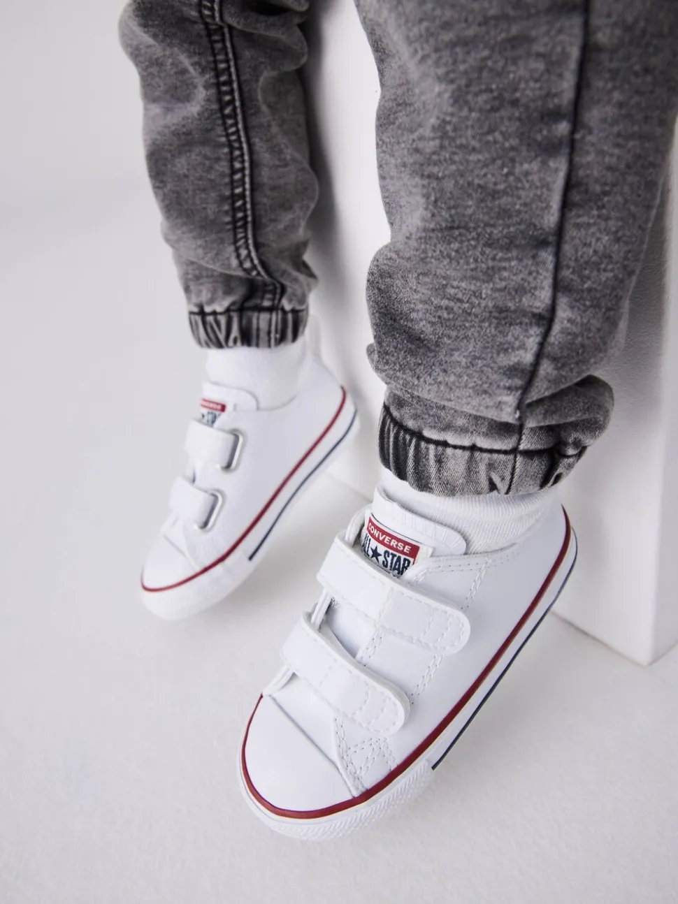 Wit - Converse Chuck Ox 2V sneakers voor peuters