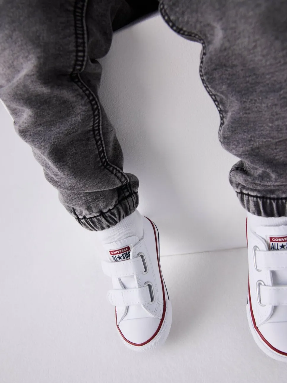 Wit - Converse Chuck Ox 2V sneakers voor peuters