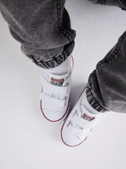 Wit - Converse Chuck Ox 2V sneakers voor peuters