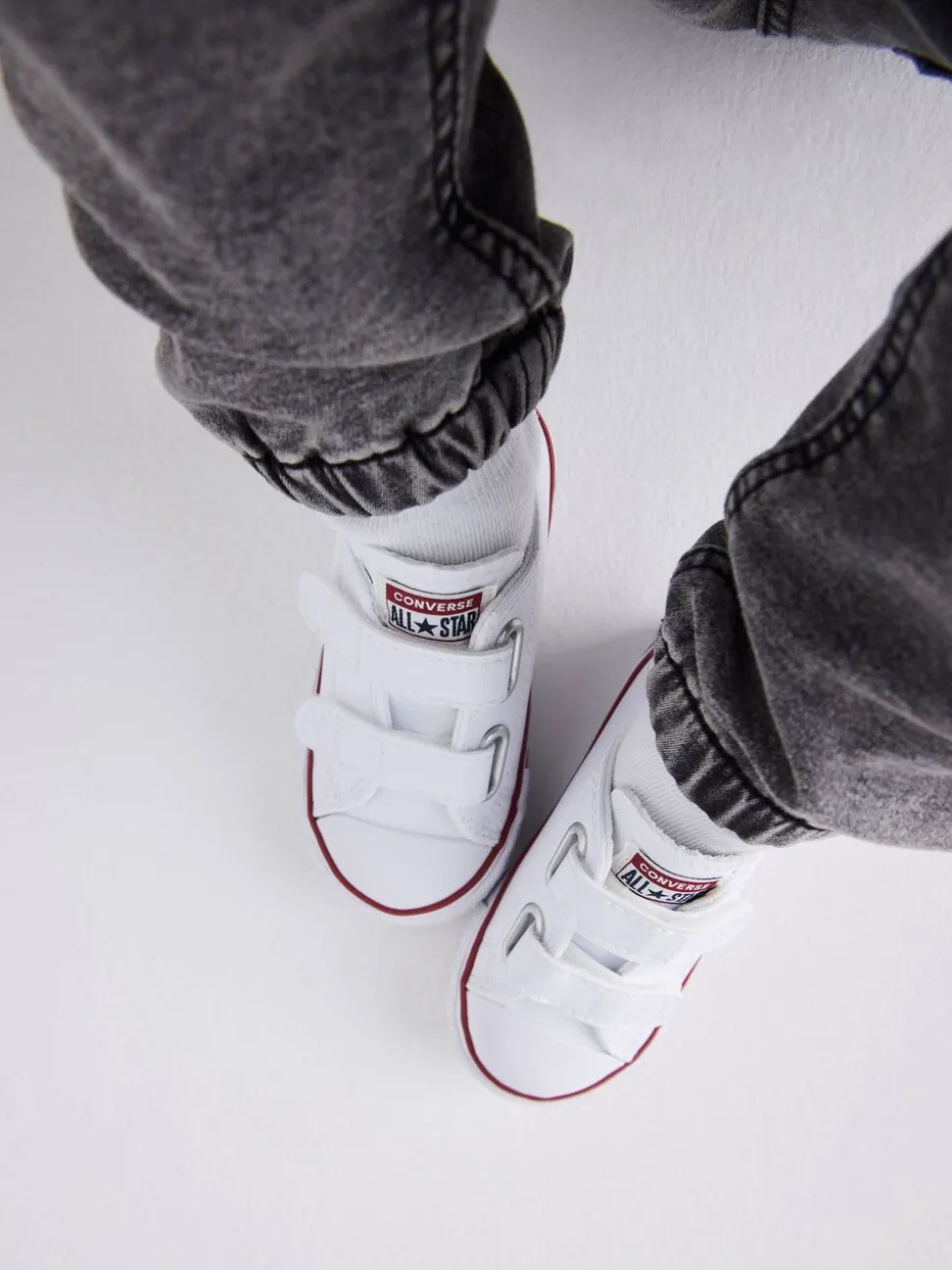 Wit - Converse Chuck Ox 2V sneakers voor peuters