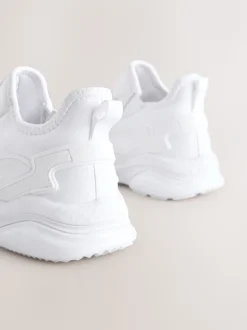 Wit - Elastische sportschoenen