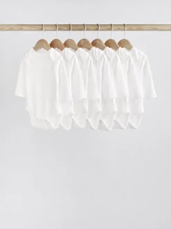 Wit - Essential rompertjes met lange mouwen