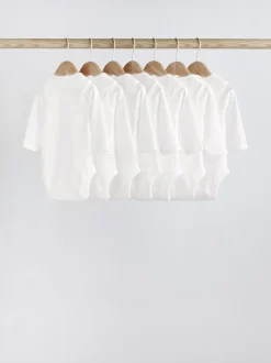 Wit - Essential rompertjes met lange mouwen