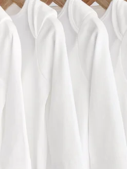 Wit - Essential rompertjes met lange mouwen