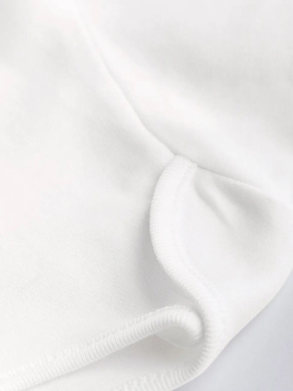 Wit - Essential rompertjes met lange mouwen