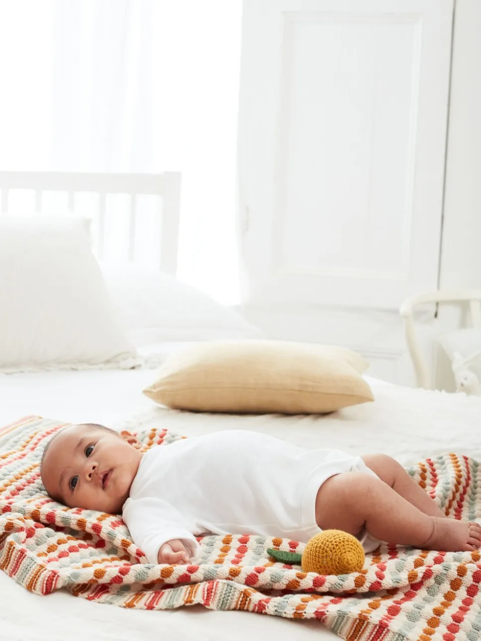 Wit - Essential rompertjes met lange mouwen