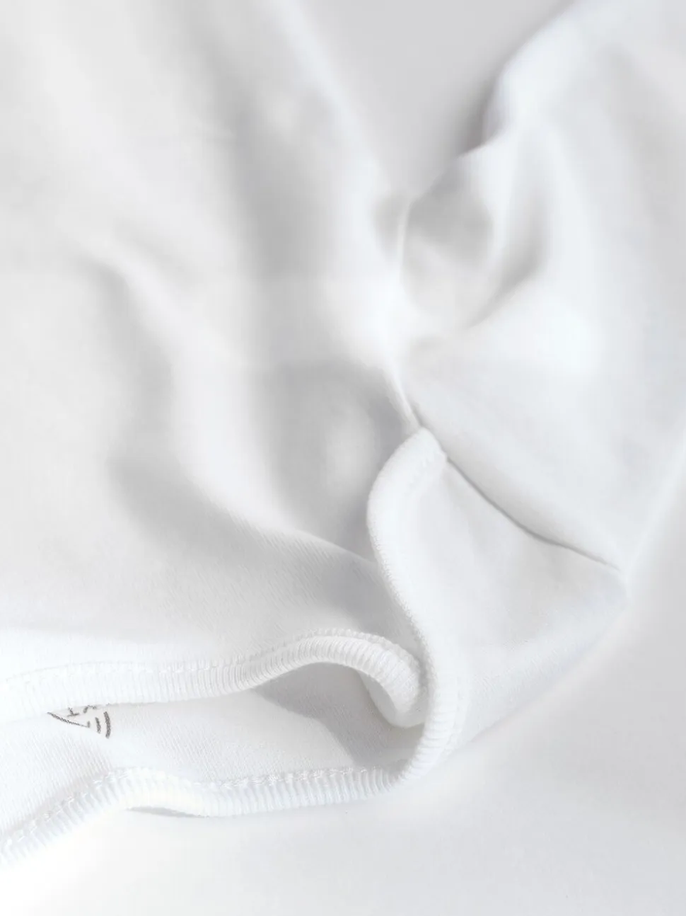 Wit - Essential rompertjes met lange mouwen