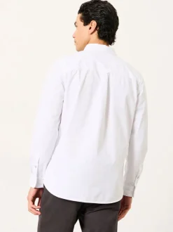 Wit - FatFace Long Sleeve Plain Shirt