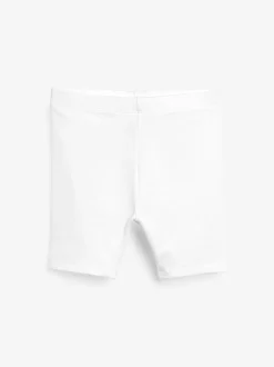 Wit - Fietsshort (3-16 jr)