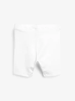 Wit - Fietsshort (3-16 jr)