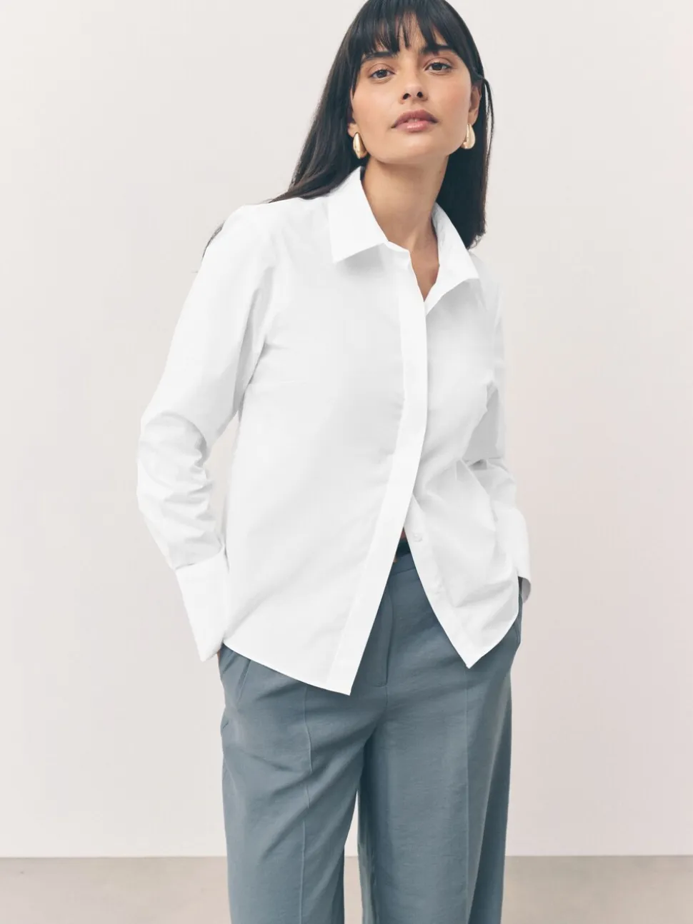 Wit - Fitted Stretch Essential Long Sleeve Shirts 2 Pack