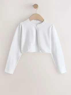 Wit - Gelegenheids bolero (3 mnd- 16 jr)