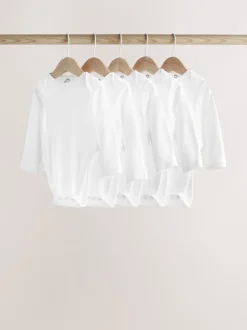 Wit - Hip Dysplasia Baby Long Sleeve Bodysuits 5 Pack