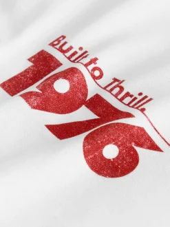 Wit - Hot Hatch T-shirt met autoprint