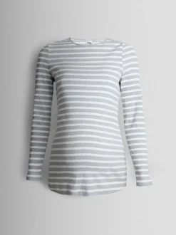 Wit - JoJo Maman Bébé 2-Pack Ribbed Maternity & Nursing Tops