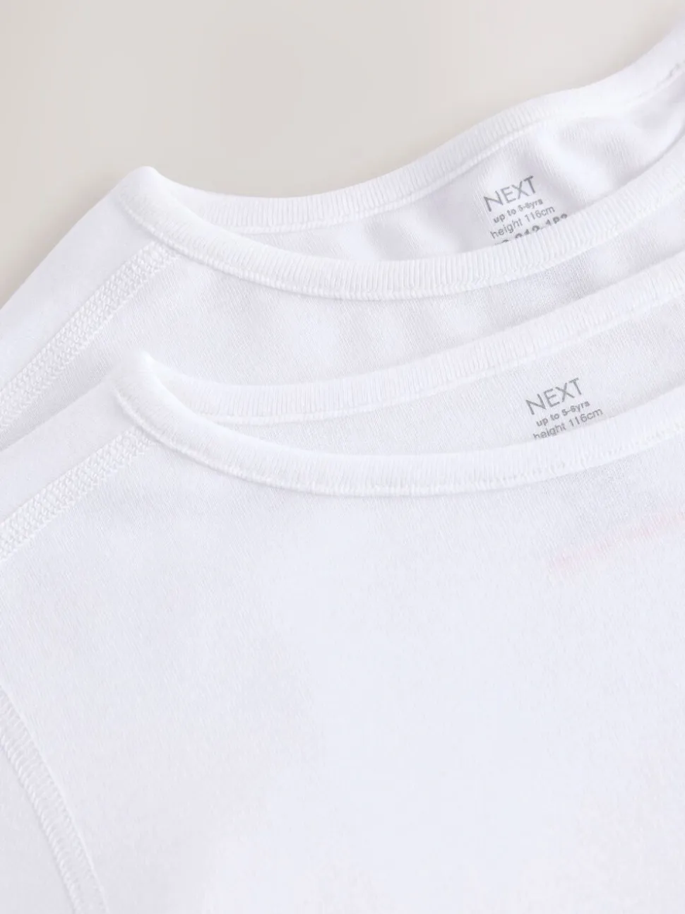 Wit - Kind To Skin T-shirts 2 stuks (12mnd-12jr)