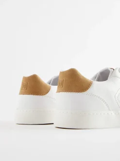 Wit - Lage vetersneakers