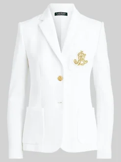 Wit - Lauren Ralph Lauren Anfisa Bullion Jacquard Blazer